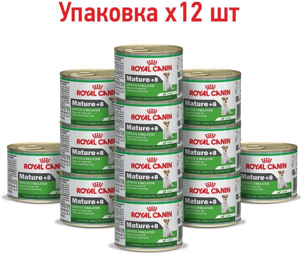 Консервы Royal Canin Mature +8 для стареющих собак от 8 лет