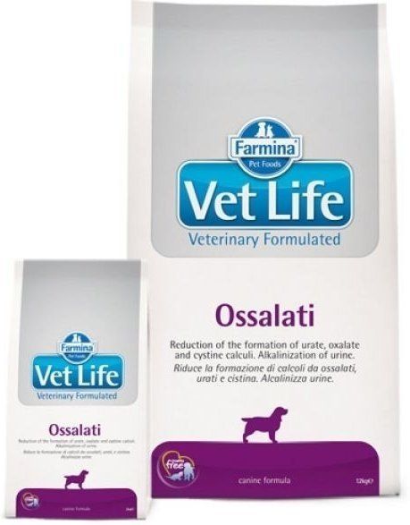 Сухой корм Farmina Vet Life Dog Ossalati при мочекаменной болезни у собак