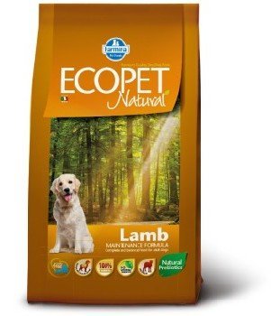 Сухой корм Farmina Ecopet Natural Lamb для взрослых собак с проблемами пищеварения и аллергией
