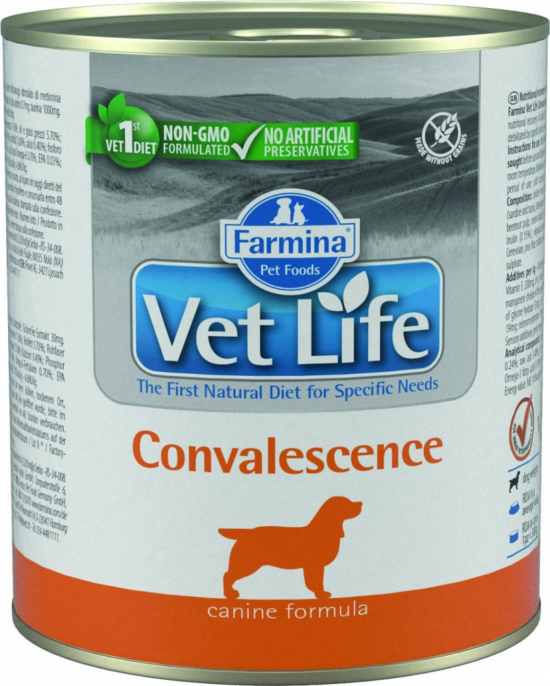 Паштет Farmina VET Life Natural Diet Dog Convalescence для собак