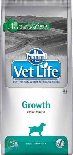 Сухой корм Farmina Vet Life Dog Growth для восстановления щенков с нарушением роста
