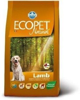 Сухой корм Farmina Ecopet Natural Lamb Mini для взрослых собак мелких пород  с проблемами пищеварения и аллергией, со вкусом ягненка
