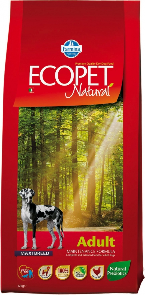 Сухой корм Farmina Ecopet Natural Adult Maxi для взрослых собак крупных пород