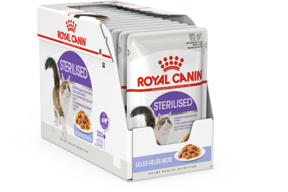 Паучи Royal Canin Sterilised в желе для стерилизованных кошек