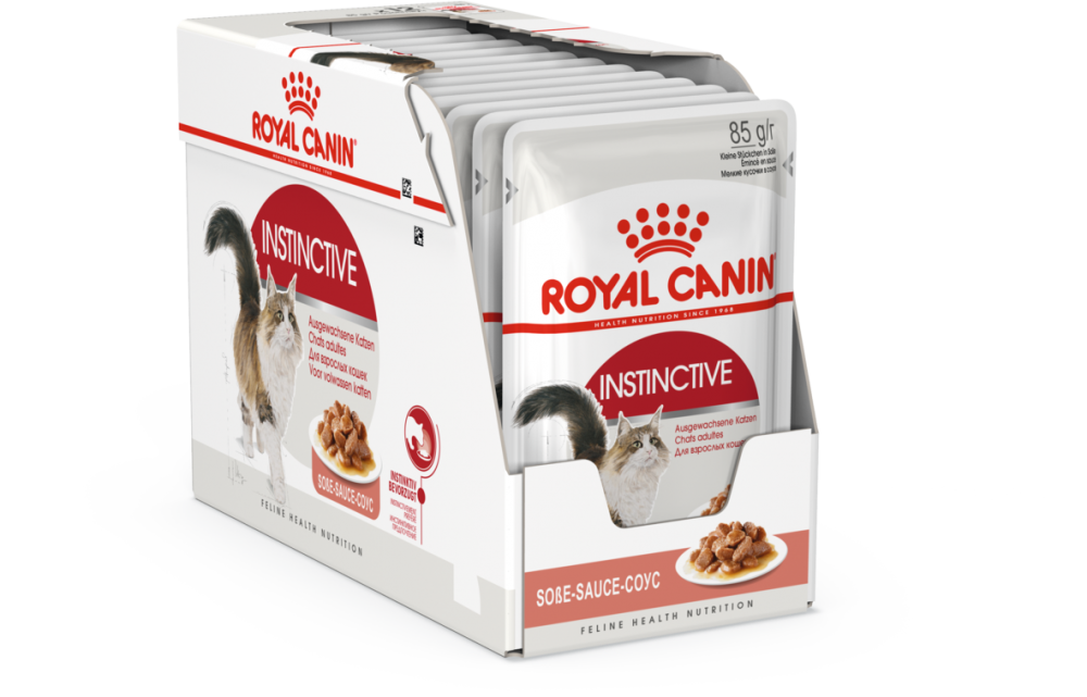 Паучи Royal Canin Instinctive в соусе для кошек 85 г