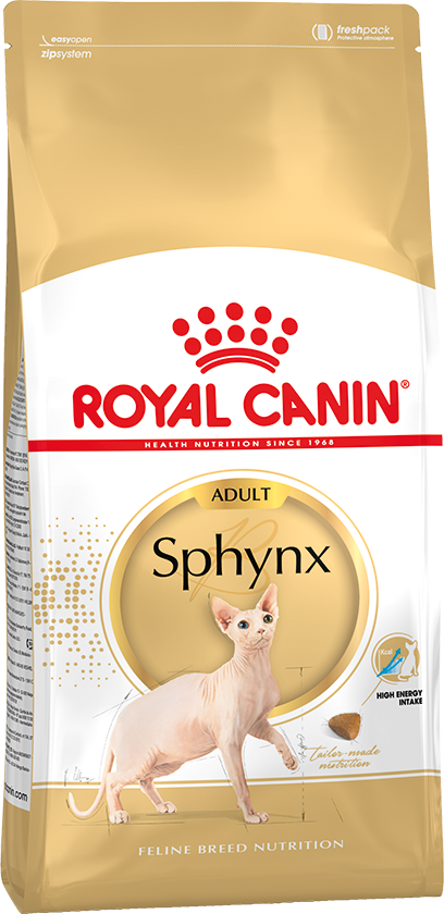 Сухой корм Royal Canin Sphynx Adult сбалансированный для взрослых кошек породы Сфинкс