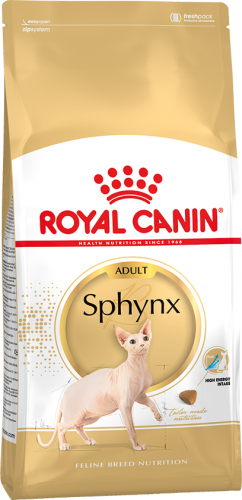 Сухой корм Royal Canin Sphynx Adult сбалансированный для взрослых кошек породы Сфинкс