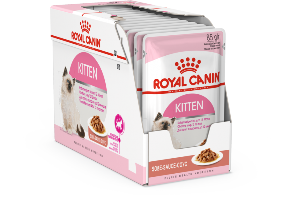 Паучи Royal Canin Kitten Instinctive в соусе для котят