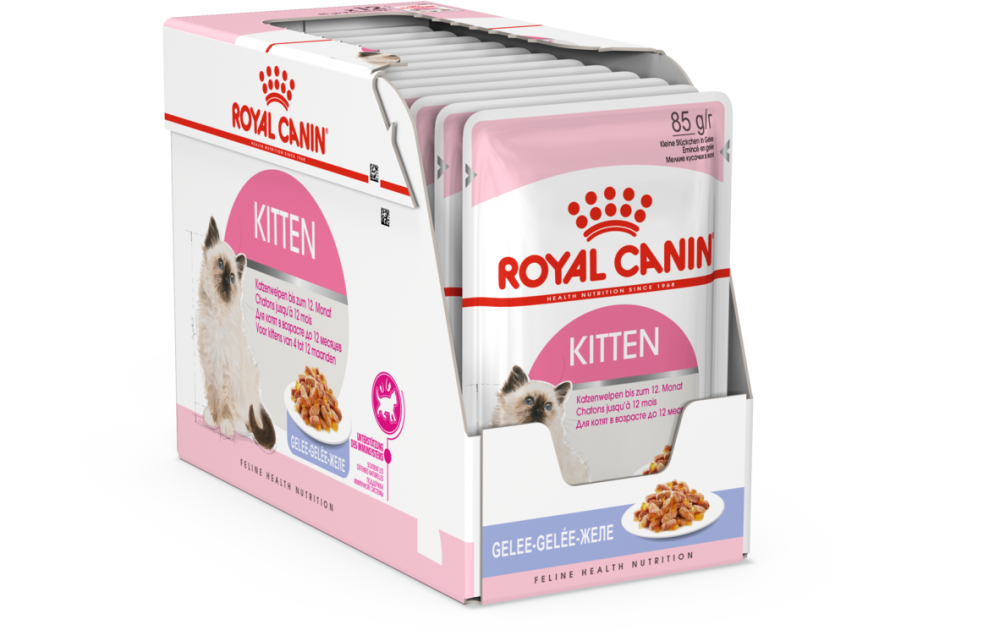 Паучи Royal Canin Kitten Instinctive в желе для котят
Рекомендуемый суточный рацион
