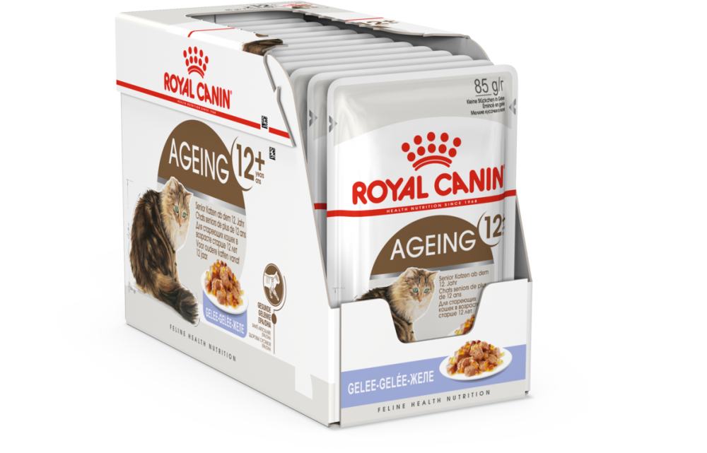 Паучи Royal Canin Ageing +12 в желе для кошек старше 12 лет
Рекомендуемый суточный рацион
