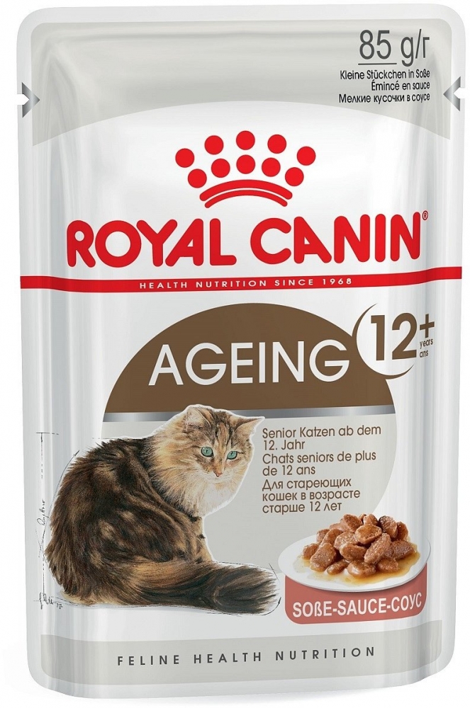 Паучи Royal Canin Ageing +12 в соусе для стареющих кошек от 12 лет
Рекомендуемый суточный рацион
