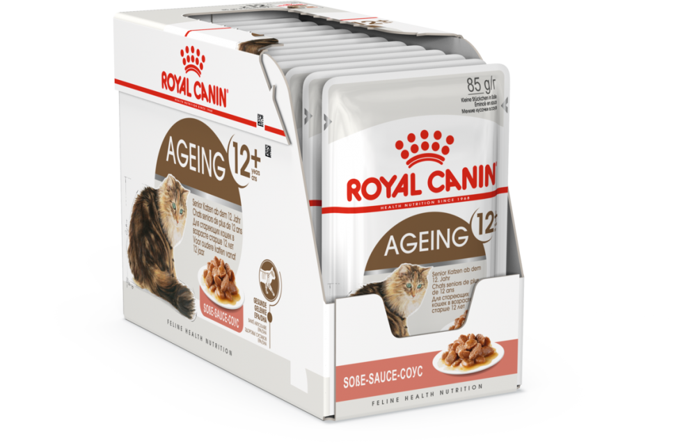 Паучи Royal Canin Ageing +12 в соусе для стареющих кошек от 12 лет
Рекомендуемый суточный рацион
