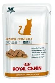 Паучи Royal Canin VCN Senior Consult Stage 1 для котов и кошек старше 7 лет 100 г
Рекомендуемый суточный рацион
