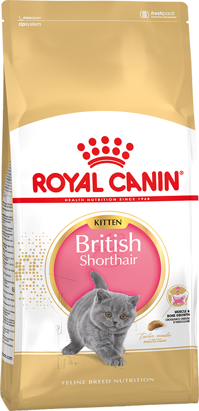 Сухой корм Royal Canin British Shorthair Kitten сбалансированный для британских короткошерстных котят
Рекомендуемый суточный рацион (в граммах)
