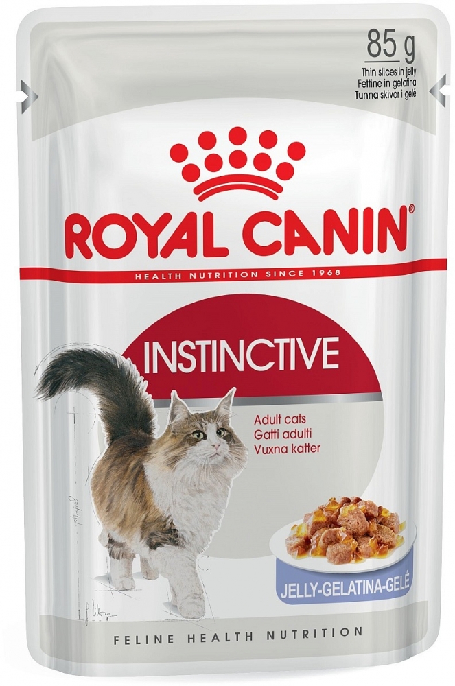 Паучи Royal Canin Instinctive в желе для кошек