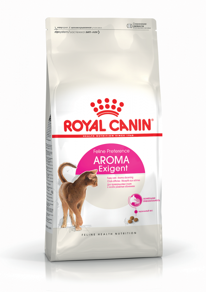 Сухой корм Royal Canin Aroma Exigent сбалансированный для привередливых взрослых кошек
Рекомендуемый суточный рацион (в граммах)
