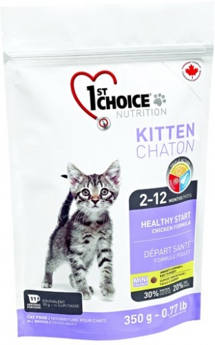 Сухой корм 1st Choice Kitten Healthy Start с цыпленком для котят