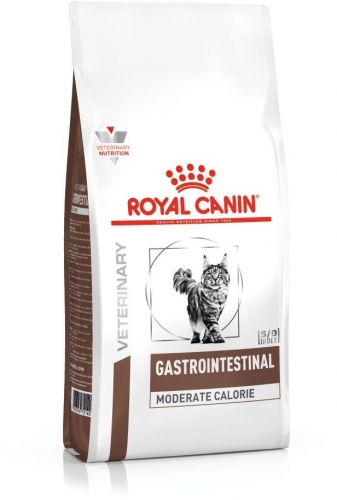 Сухой корм Royal Canin Gastro Intestinal Moderate Calorie GIM35 с умеренным содержанием калорий при нарушениях пищеварения для кошек
Рекомендуемый суточный рацион
