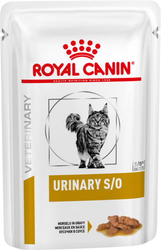 Паучи Royal Canin Urinary S/O для кошек при заболеваниях МКБ