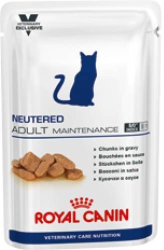 Паучи Royal Canin VCN Neutered Adult Maintenance для кастрированных котов и кошек до 7 лет 100 г
Рекомендуемый суточный рацион
