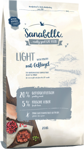 Сухой корм Sanabelle Light для кошек с избыточным весом