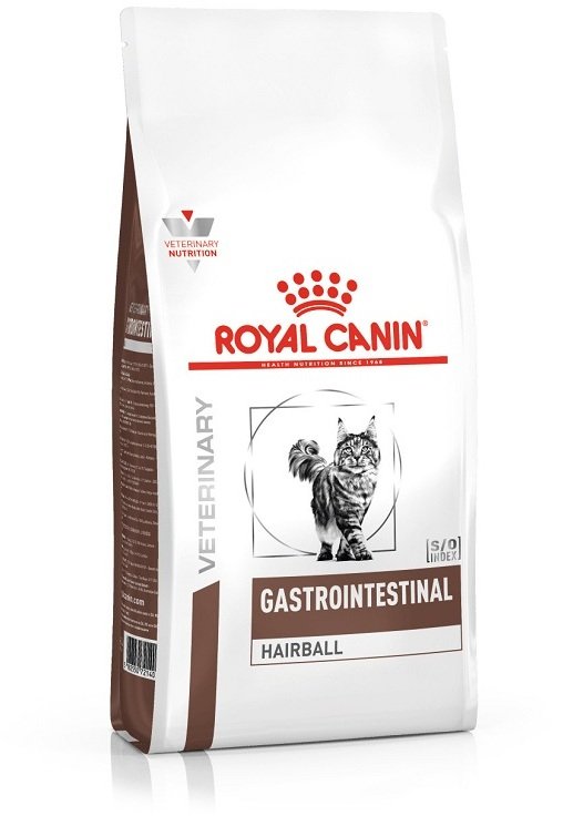 Сухой корм Royal Canin Gastrointestinal Hairball при нарушениях пищеварения для кошек