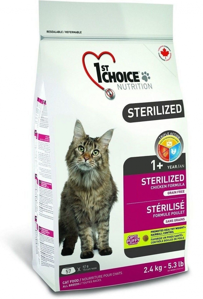 Сухой корм 1st Choice Sterilized для стерилизованных кошек