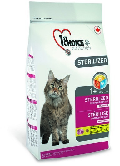 Сухой корм 1st Choice Sterilized для стерилизованных кошек