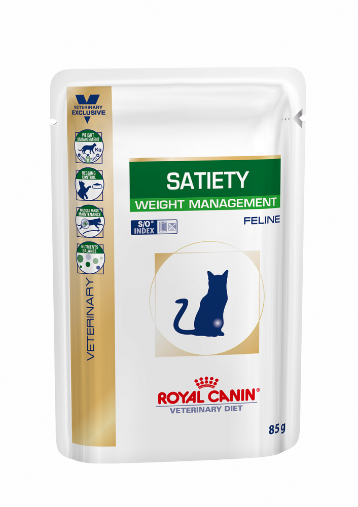 Паучи Royal Canin Satiety Weight Management Sat 30 для кошек с избыточным весом