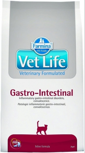 Сухой корм Farmina Vet Life Cat Gastrointestinal для кошек при нарушениях пищеварения