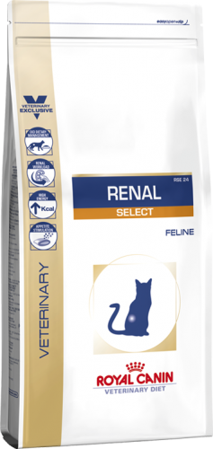 Сухой корм Royal Canin Renal Select RSE 24 для взрослых кошек с хронической почечной недостаточностью