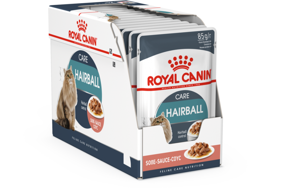 Паучи Royal Canin Hairball Care для профилактики образования волосяных комочков у кошек