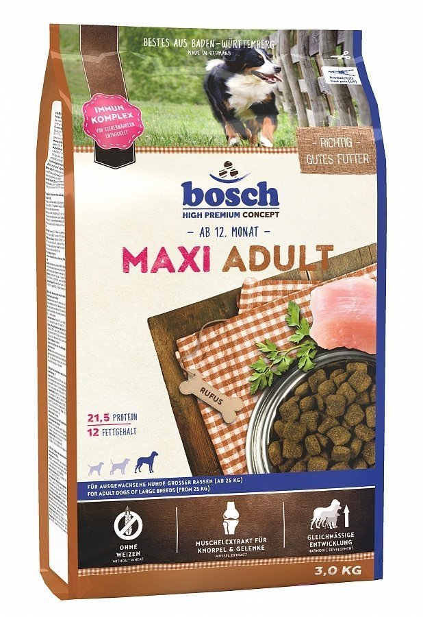 Сухой корм Bosch Adult Maxi для взрослых собак крупных пород