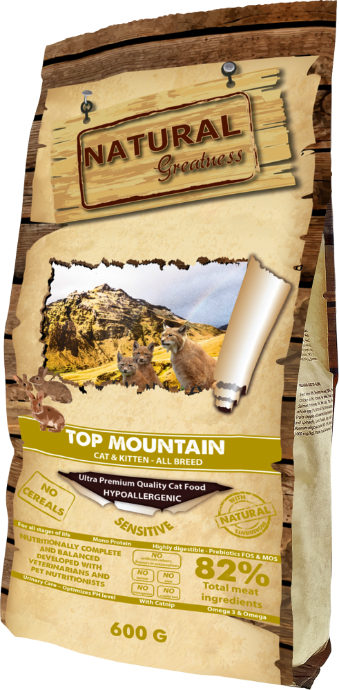 Сухой корм Natural Greatness Top Mountain для кошек