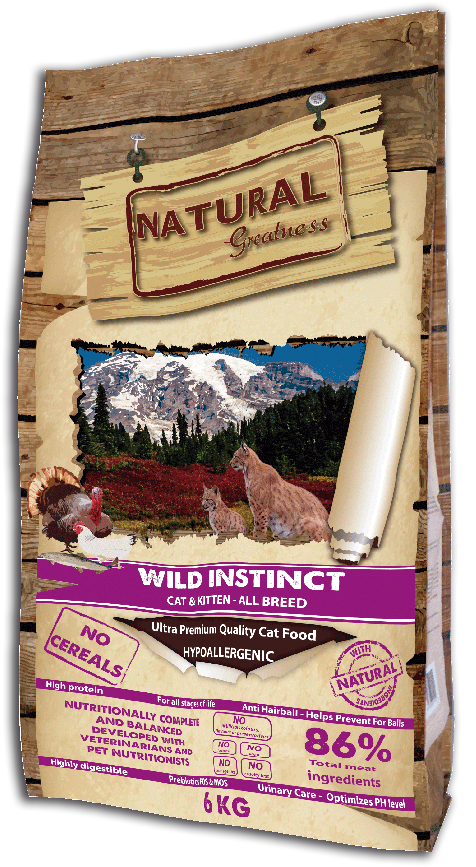 Сухой корм Natural Greatness Wild Instinct для кошек