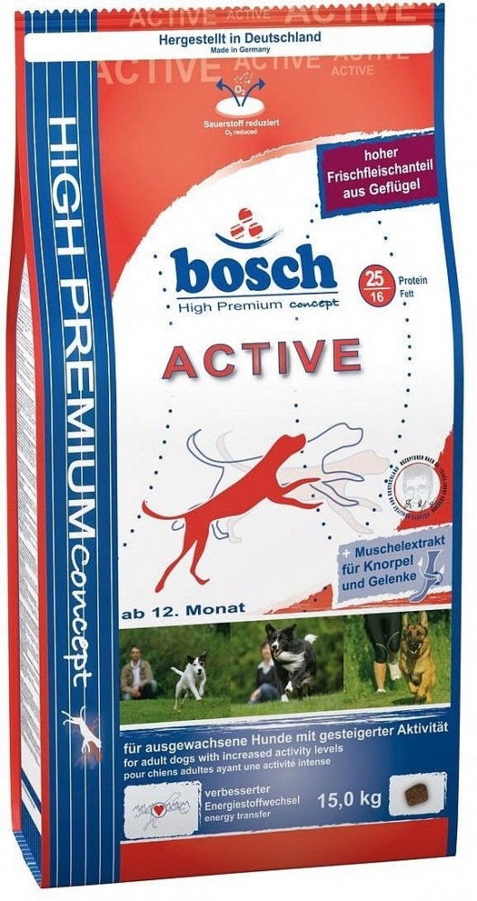 Сухой корм Bosch Active для активных собак