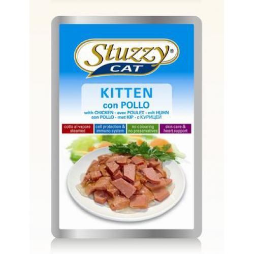 Паучи Stuzzy Cat Kitten Con Pollo для котят