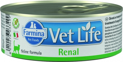 Паштет Farmina Vet Life Natural Diet Cat Renal для кошек