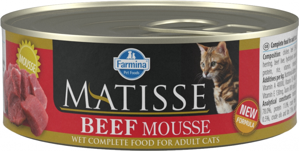 Консервы Farmina Matisse Cat Mousse мусс для взрослых кошек