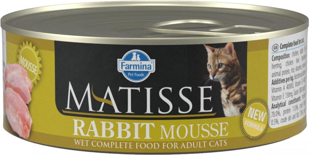 Консервы Farmina Matisse Cat Mousse мусс для взрослых кошек