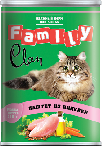 Паштет Clan Family для кошек