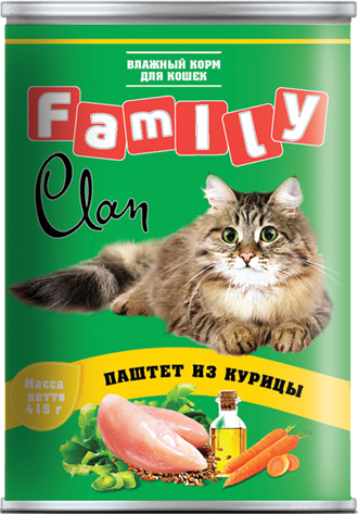 Паштет Clan Family для кошек