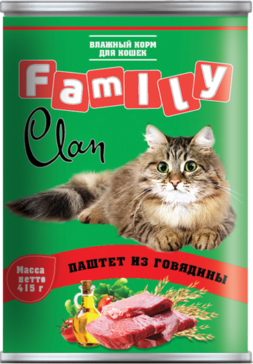 Паштет Clan Family для кошек