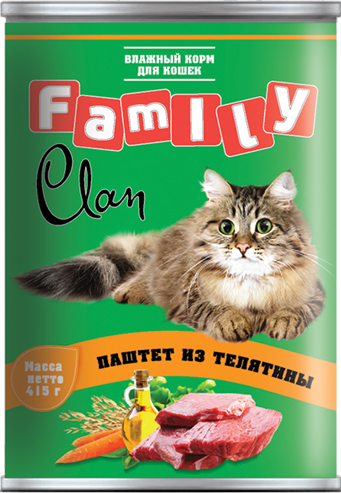 Паштет Clan Family для кошек