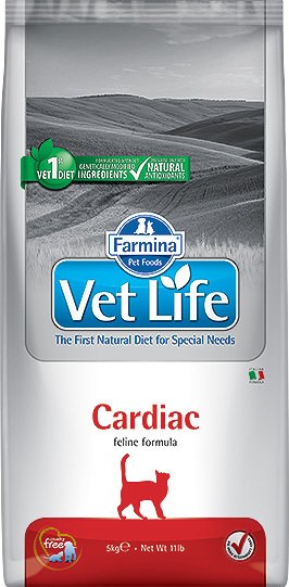 Сухой корм Farmina Vet Life Cat Cardiac для кошек при сердечных заболеваниях