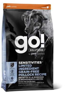 Сухой корм GO! Sensitivities Limited Ingredient Grain Free Pollock Recipe DF беззерновой с минтаем для собак с чувствительным пищеварением