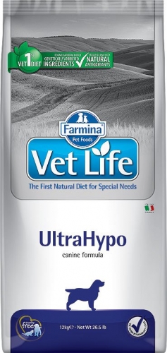 Сухой корм Farmina Vet Life Dog UltraHypo при аллергиях у собак