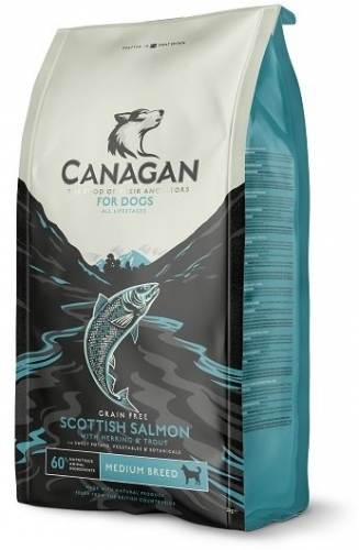 Сухой корм Canagan Gf Scottish Salmon для собак средних пород