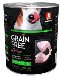 Консервы Зоогурман Grain Free Кролик для собак