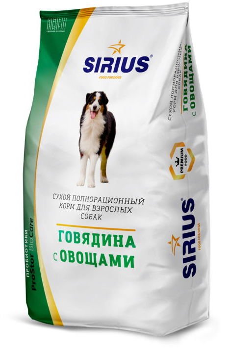 Сухой корм Sirius Prostor Bio Care для собак